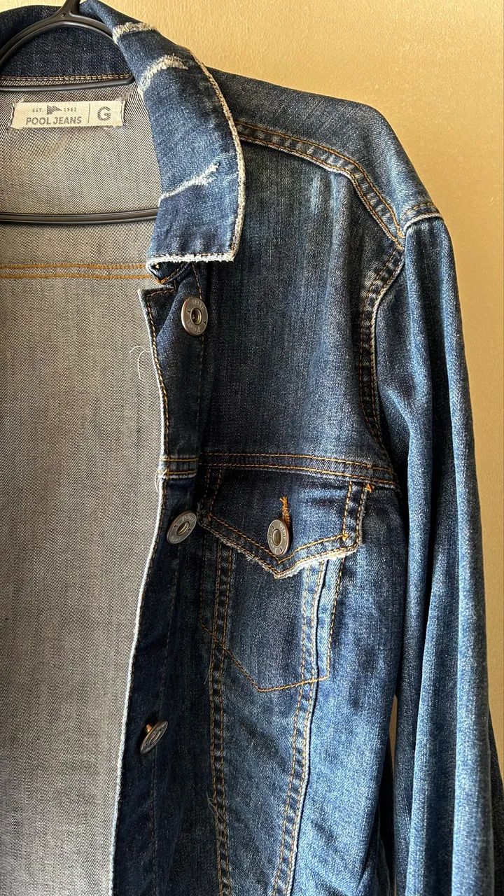 Jaqueta jeans escuro - Foto 5