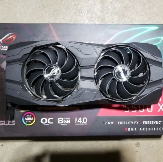 PLACA DE VIDEO AMD RADEON RX 5500 XT 8GB GDDR6 ASUS ROG STRIX