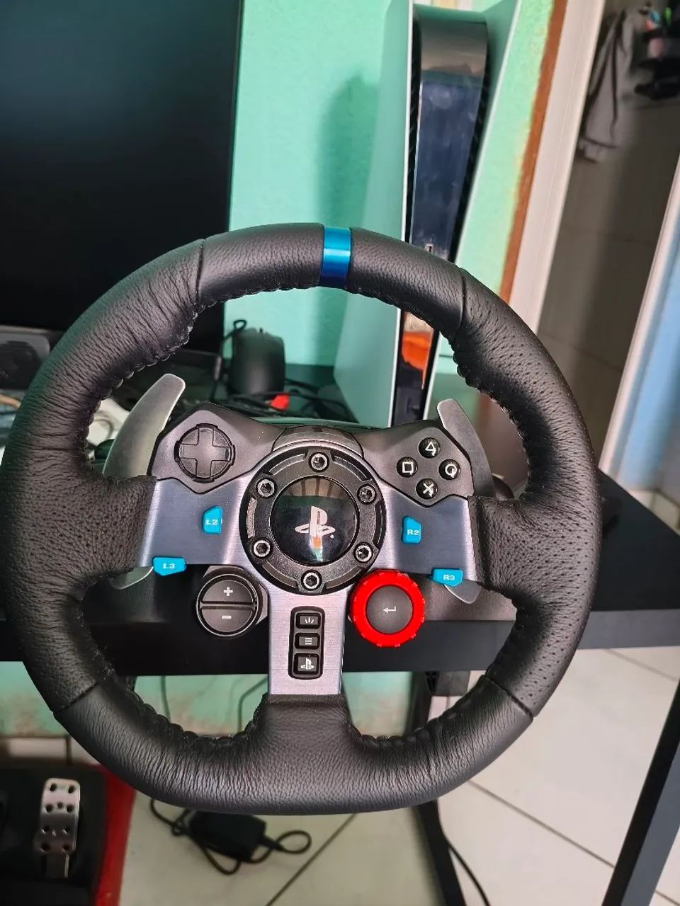 Volante Logitech G29 Driving Force c/ Pedal - PS5, PS4 e PC - Foto 2