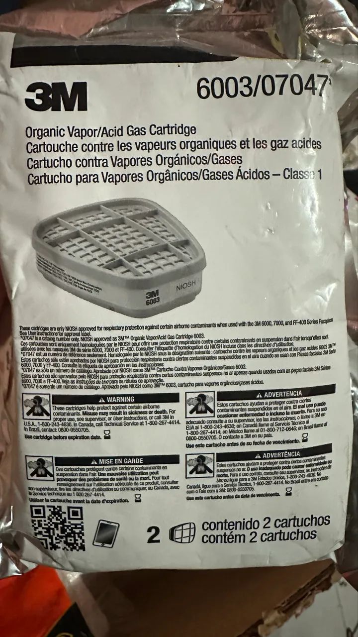 Máscara com filtro 