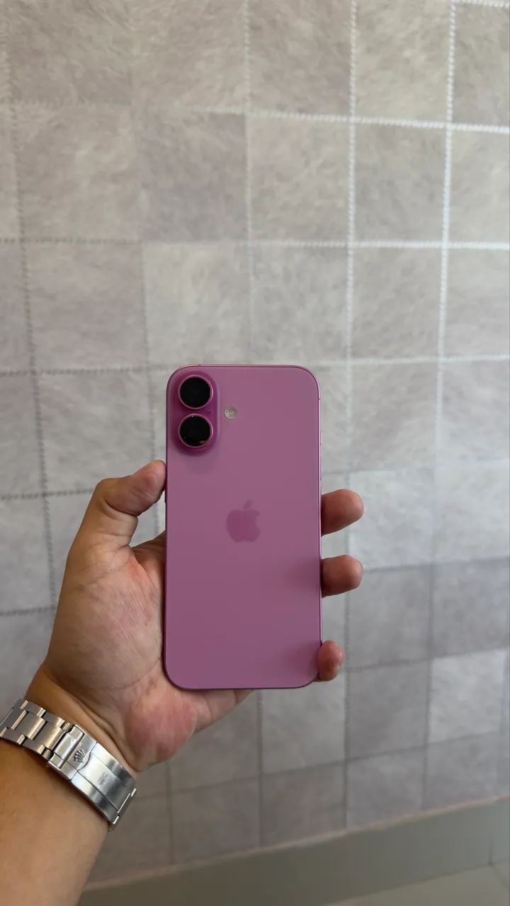 iPhone 16 128 gb rosa semi novo 