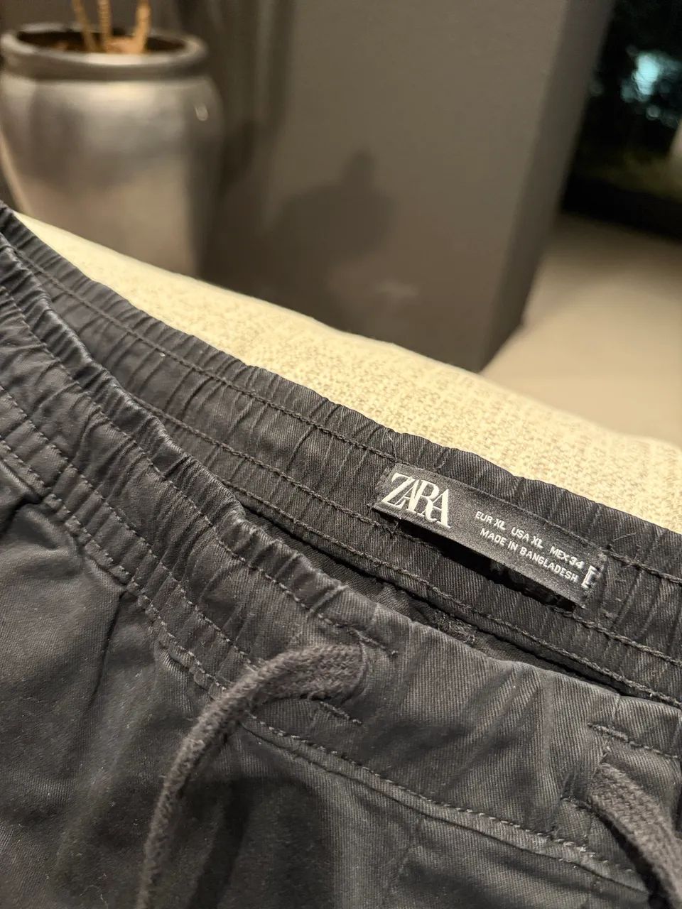 calça zara jeans preta masculina original - Foto 5