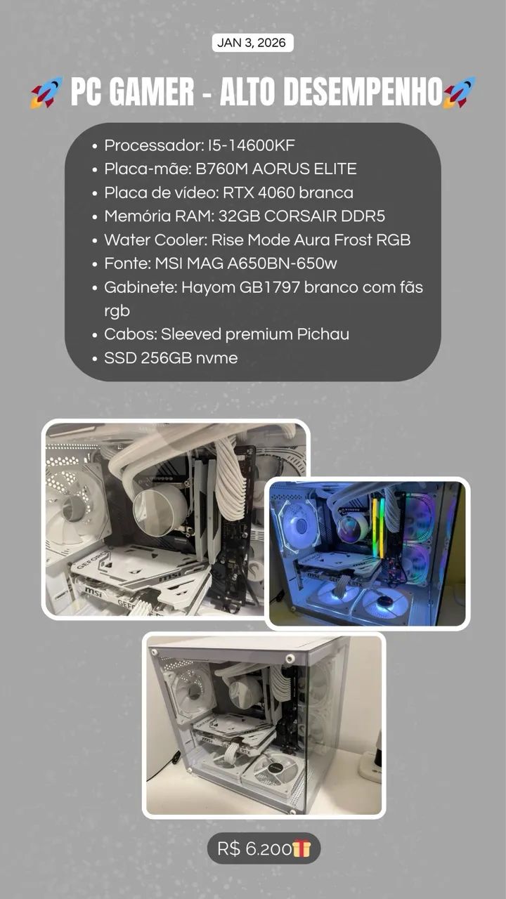 PC GAMER ALTO DESEMPENHO