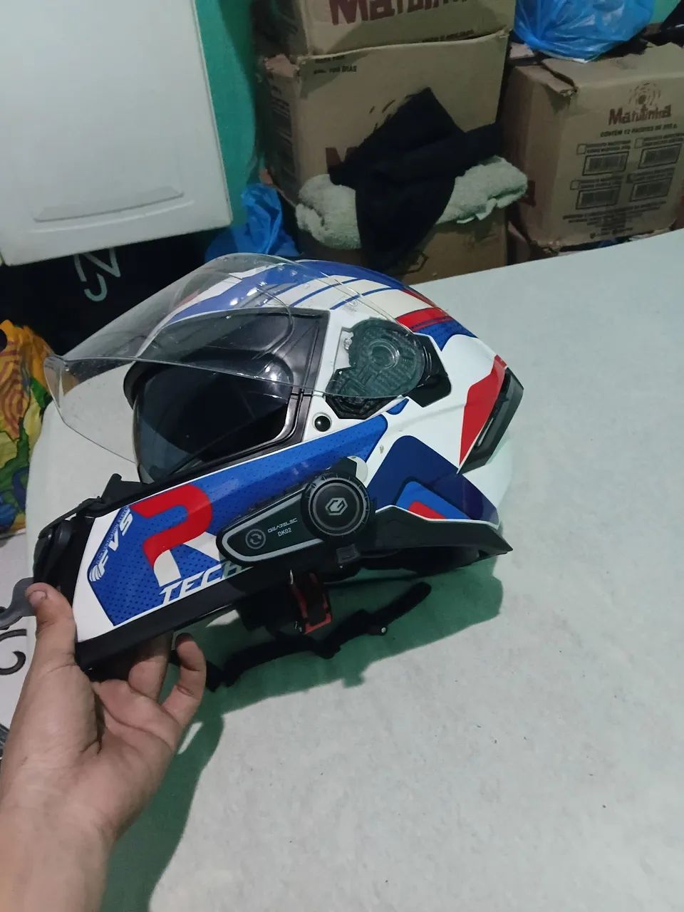 Capacete Race Tech Óculos Interno - Foto 2