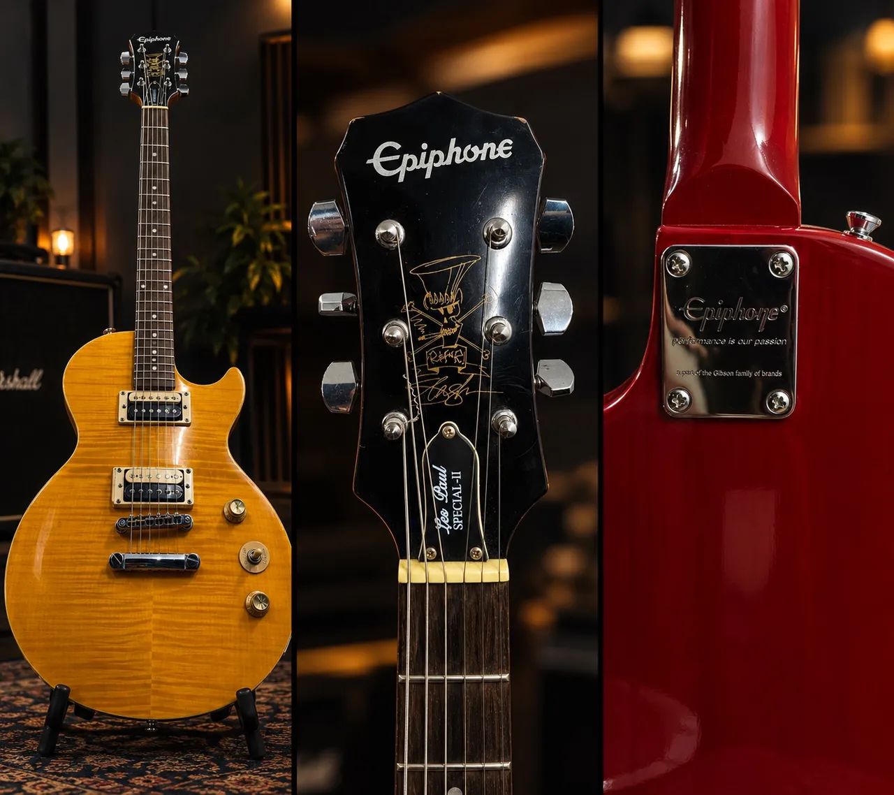 Epiphone Les Paul Special II AFD Slash Signature + Capa e Suporte