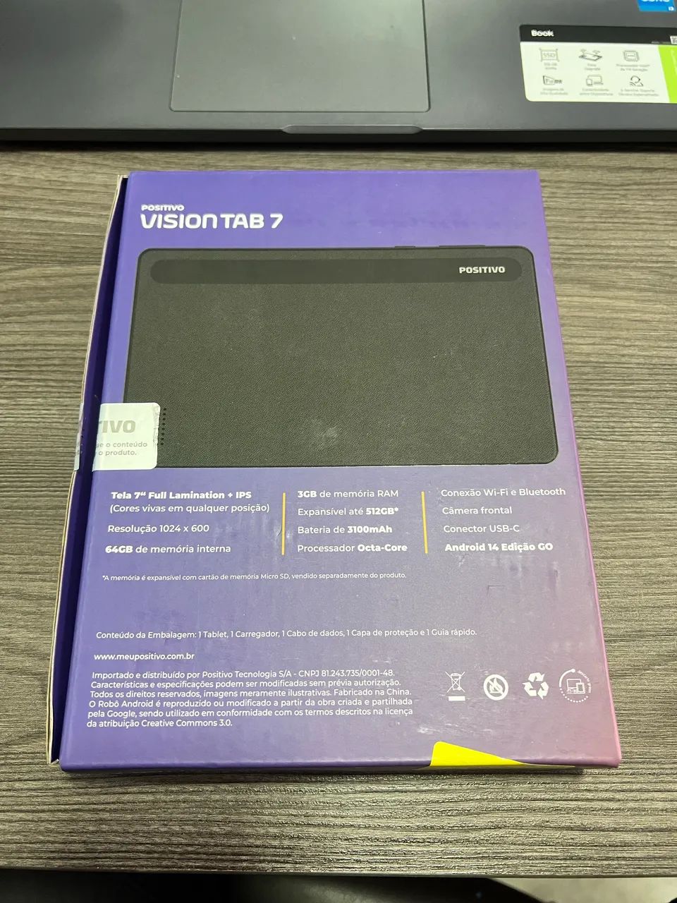 TABLET POSITIVO VISION TAB 7 ? COMPACTO, PRÁTICO E IDEAL PARA O DIA A DIA.  - Foto 2