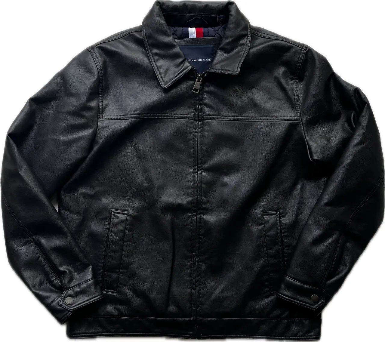 Cartel Jaqueta De Couro Tommy Hilfiger Vintage Tommy Hilfiger Red 
