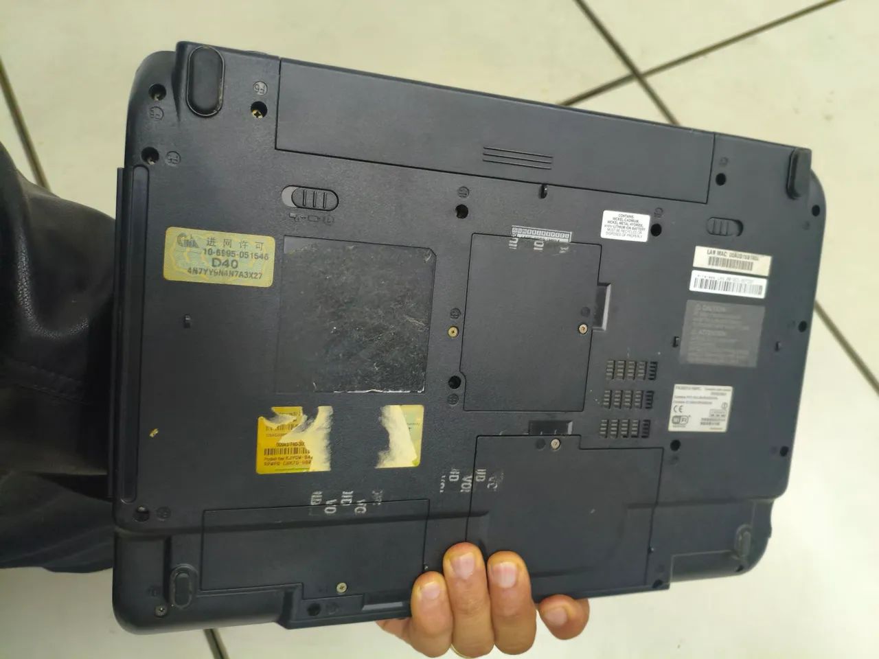 Notebook Toshiba 2gb ram dualcore problema HD  leiam anúncio  - Foto 5