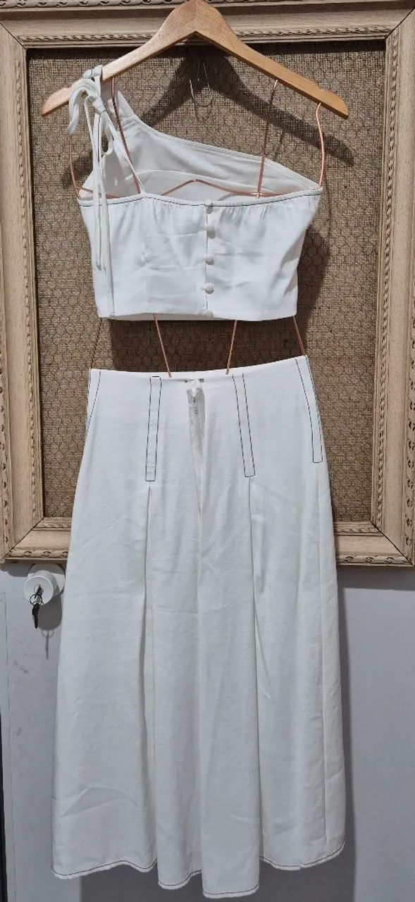 Conjunto branco P - Foto 2