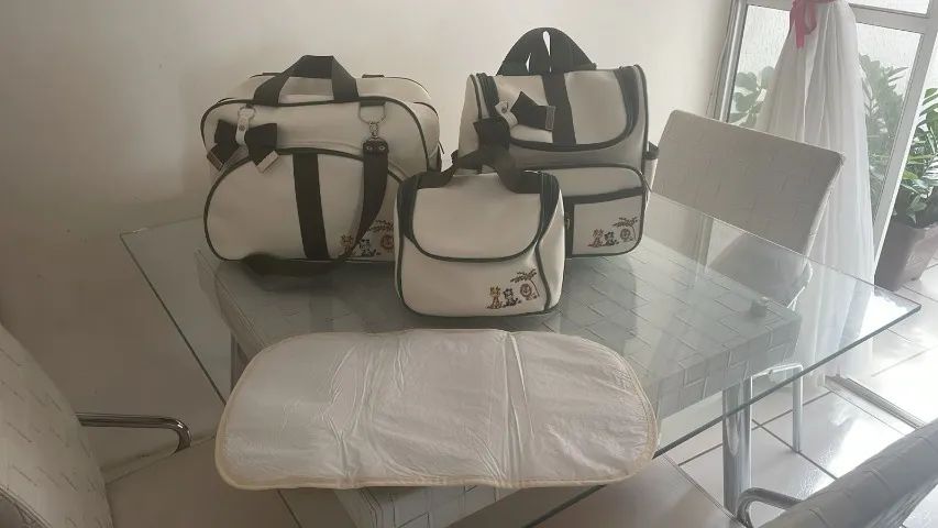 Kit Bolsa Maternidade, 4 peças