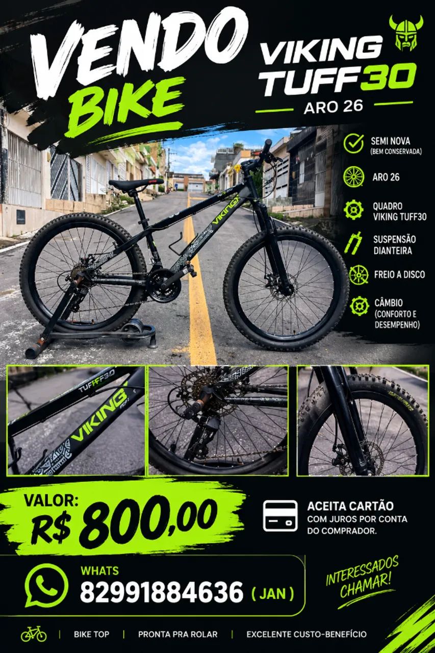 Vendo bike viking tuff 30