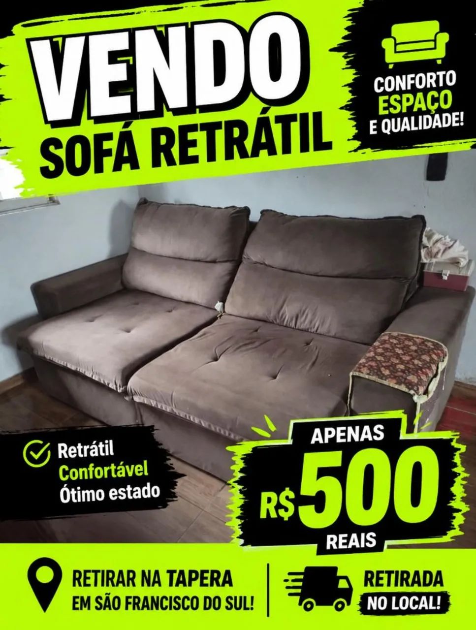 Sofá retrátil 