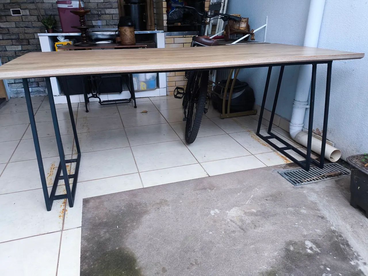 Mesa estilo industrial  - Foto 2