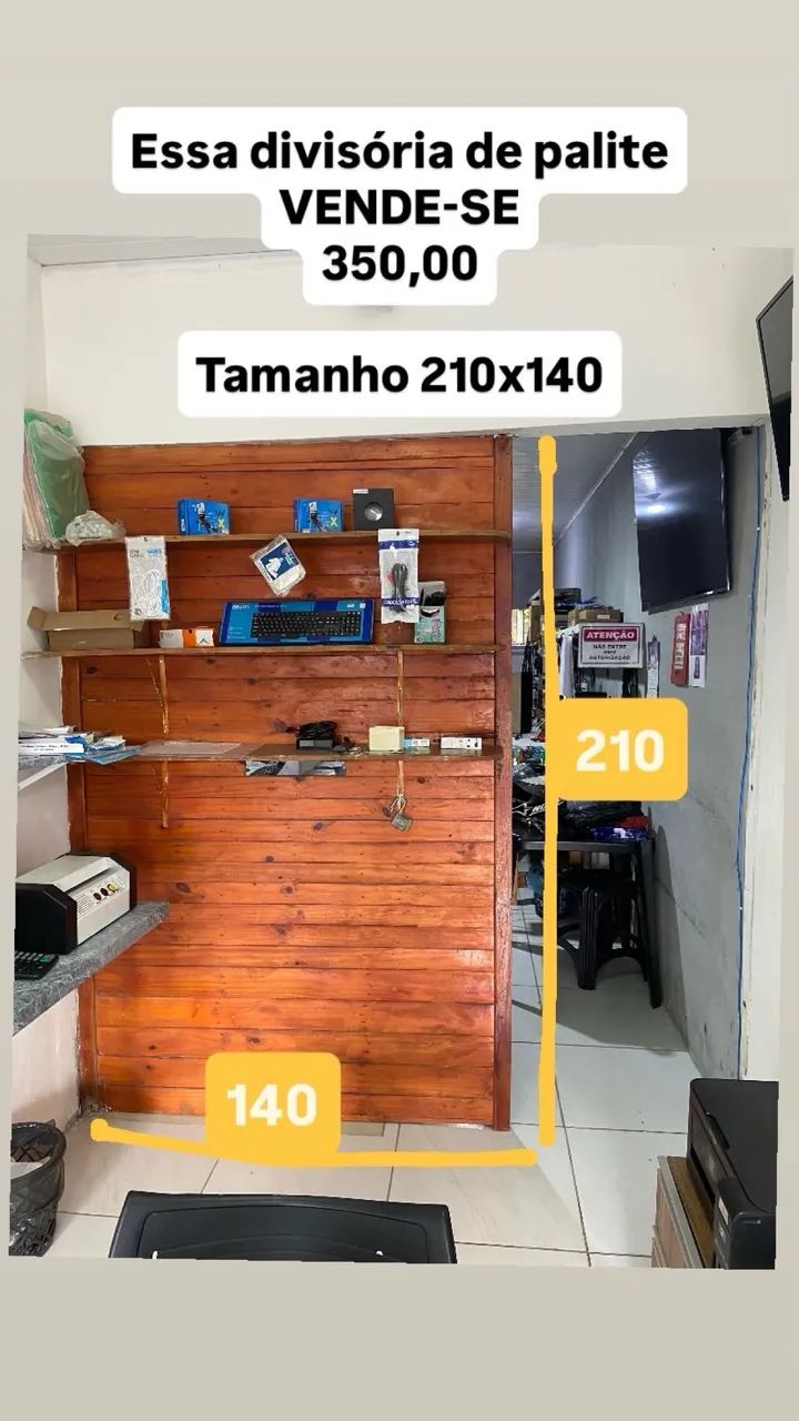 Divisória de palite 