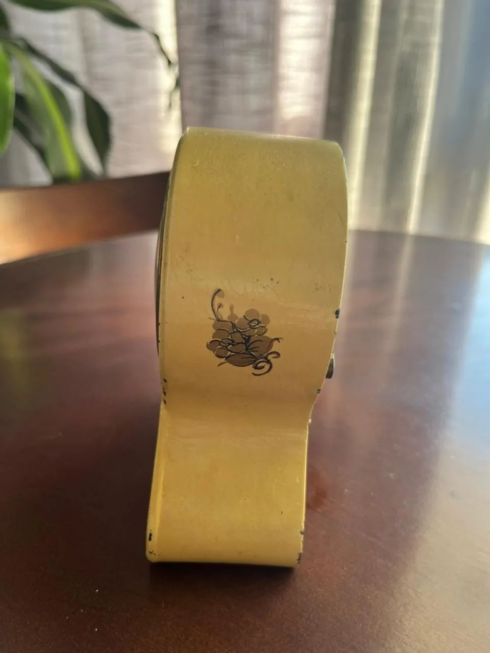 Relógio De Mesa Antigo Schmid Vintage Alemanha Ocidental (Para Restaurar) - Foto 4