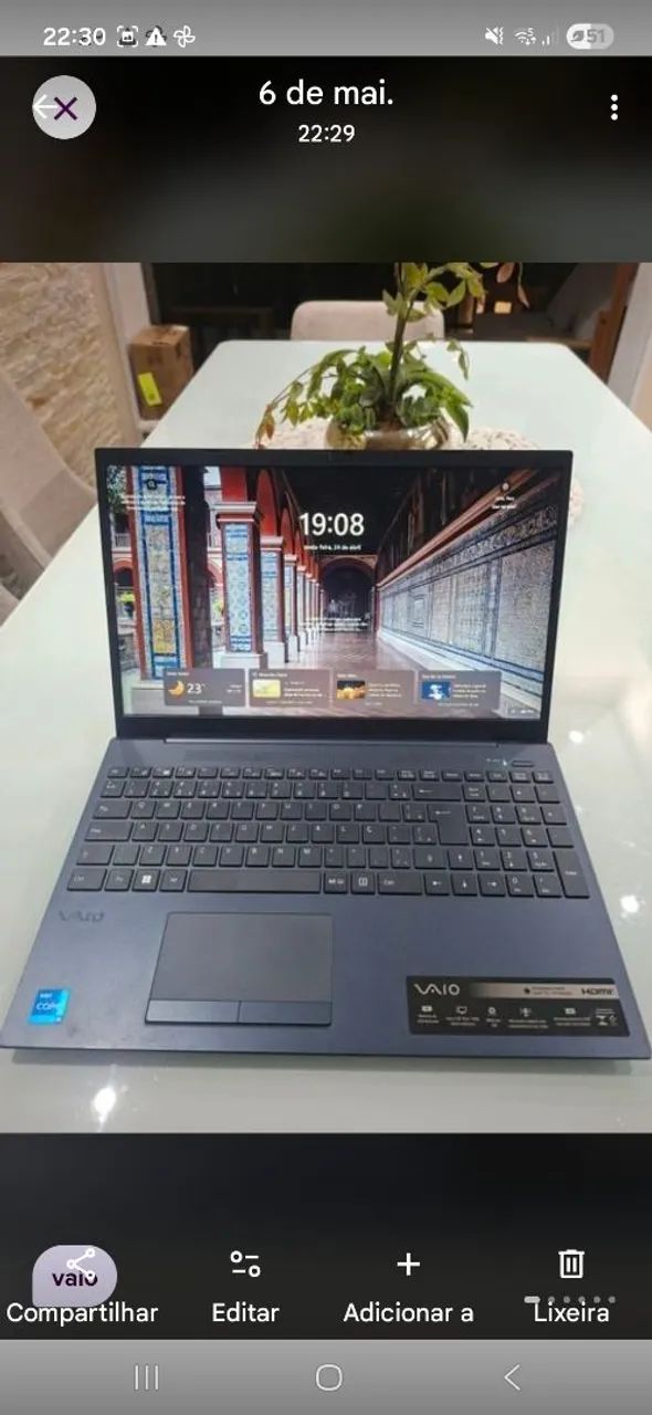 Notebook waio Fe15 com processador Intel core - Foto 5