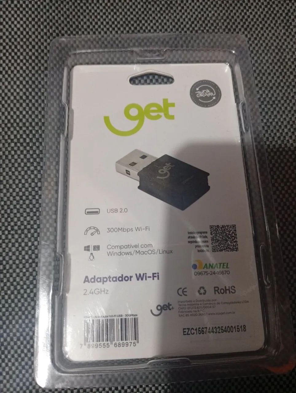  Adaptador Wi-Fi USB Get ? 300Mbps - Foto 2