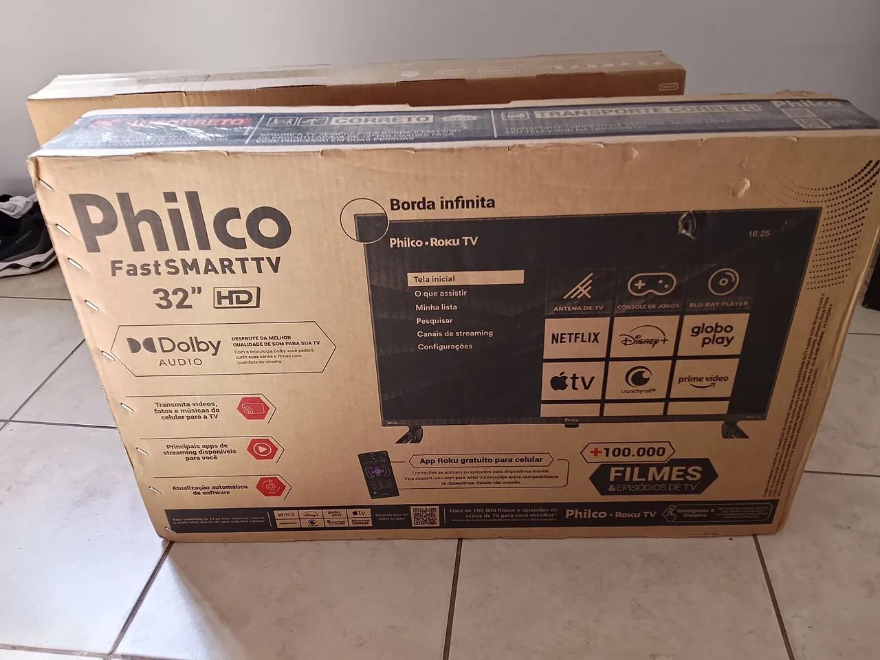 Vendo TV 32 polegadas nova na caixa lácrada - Foto 4