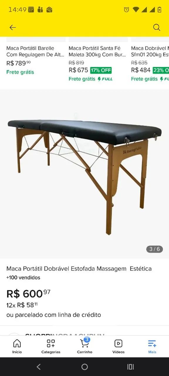 Maca portátil dobrável  - Foto 4