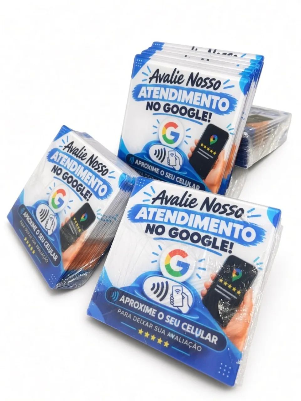 Placa NFC Google Reviews - Transforme clientes em avaliações 5 estrelas - Foto 3