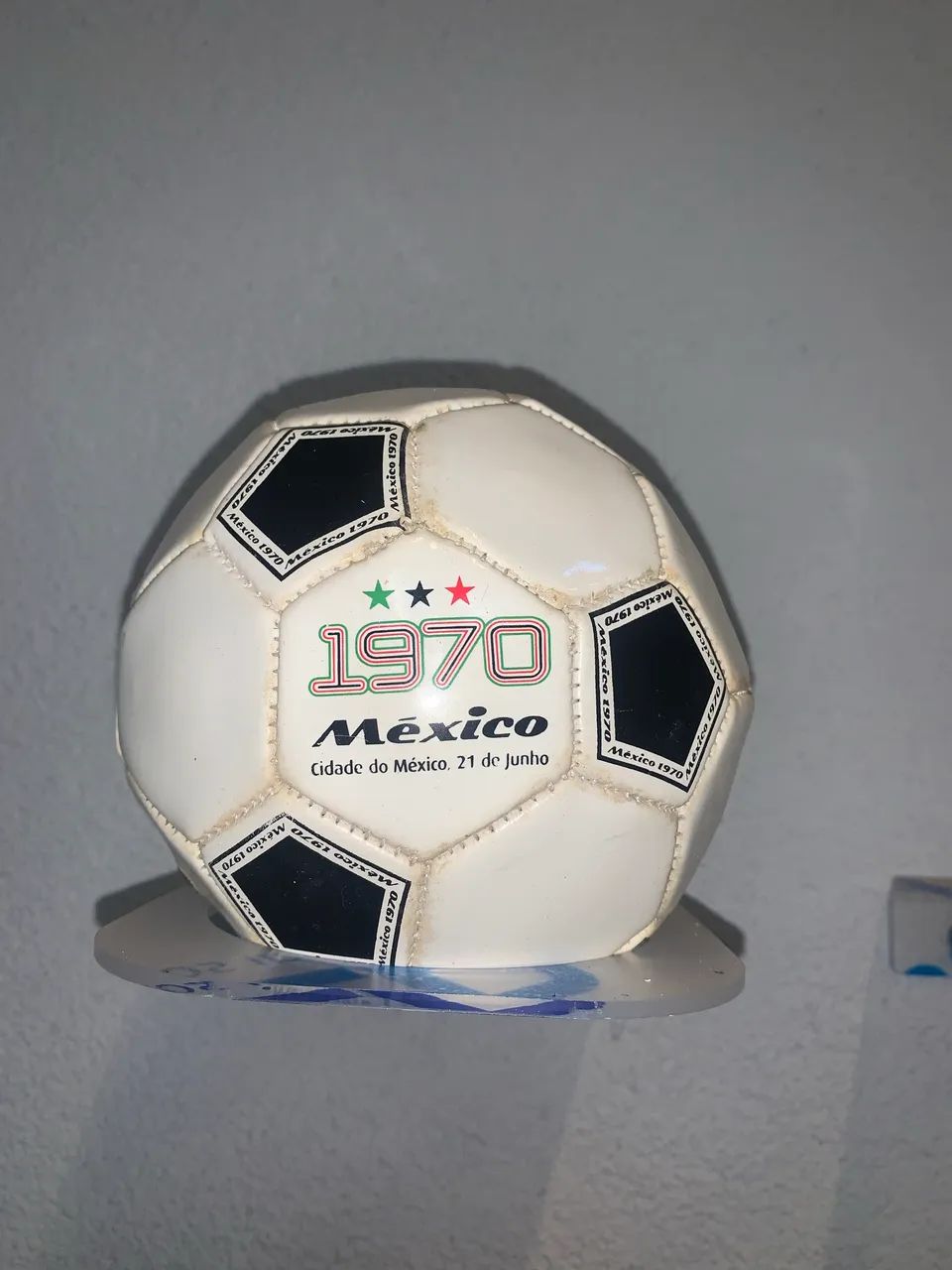 Mini bola Copa de 1970 México- raridade - Foto 2