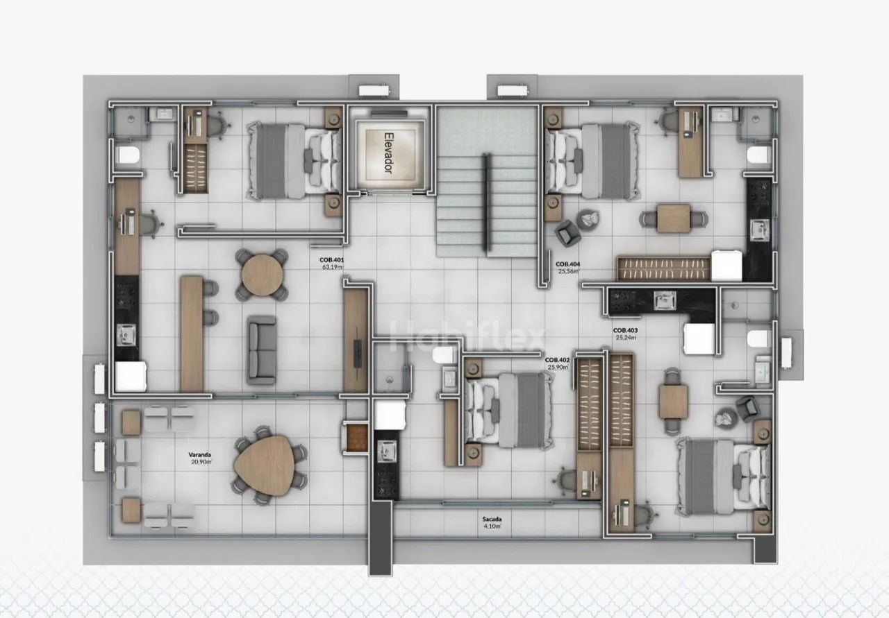 Apartamento com 1 dormitório à venda - Campeche - Florianópolis/SC - Foto 3