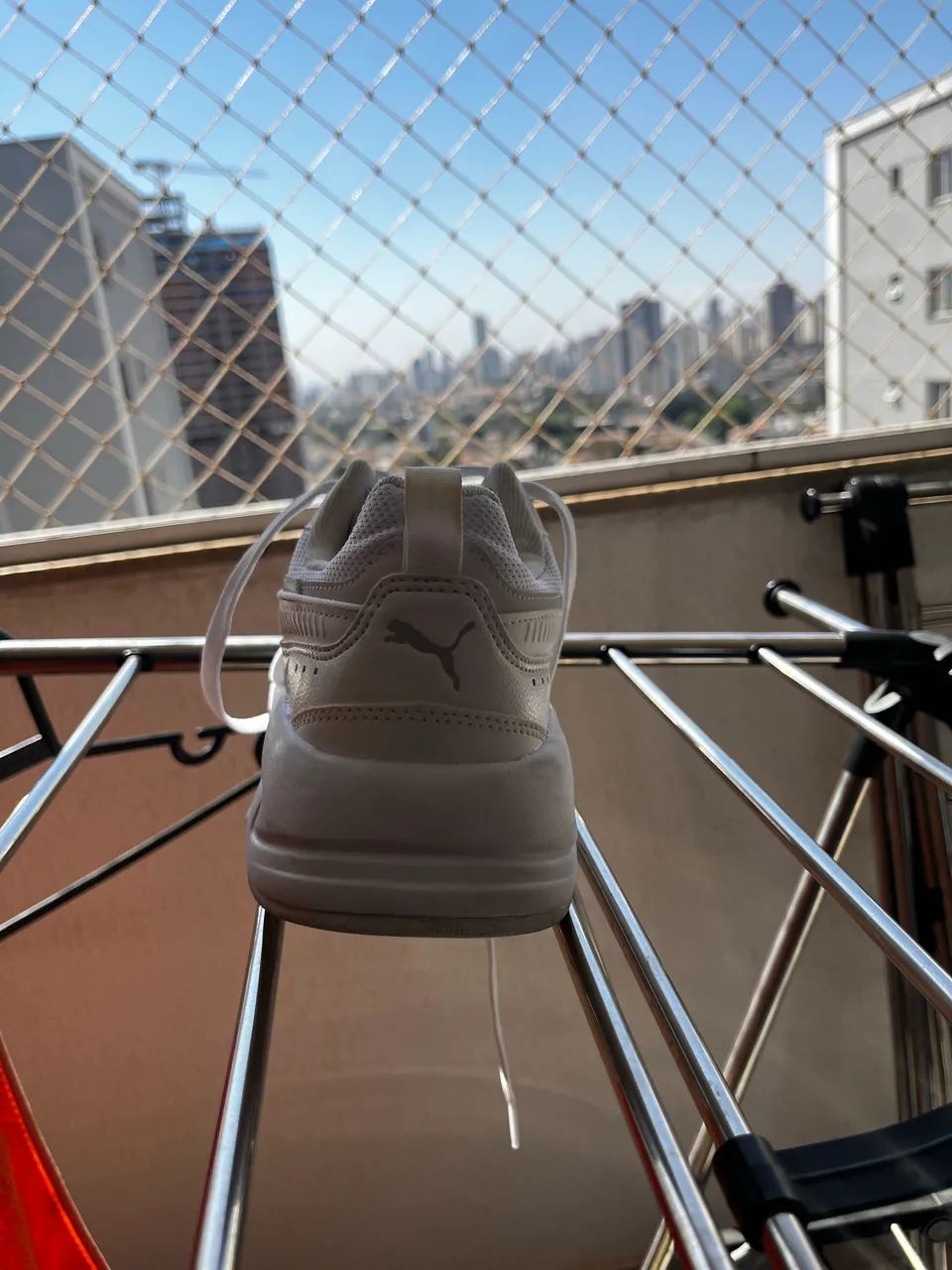 Puma X-Ray 2 Square BDP - Branco + Cinza original - Foto 4