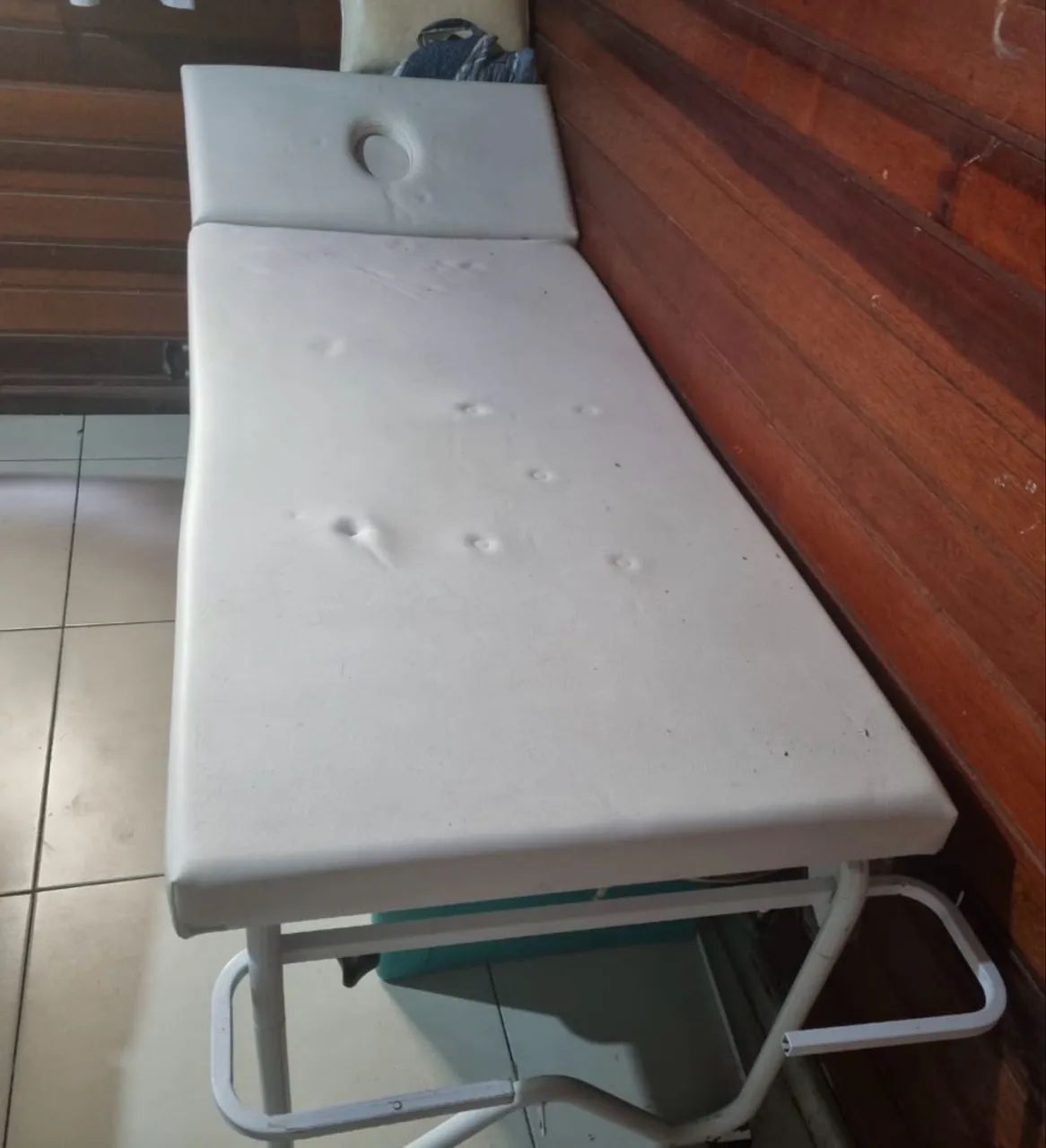 Maca Fixa Nova com Apoio de Cabeça - Nunca Usada - Foto 4