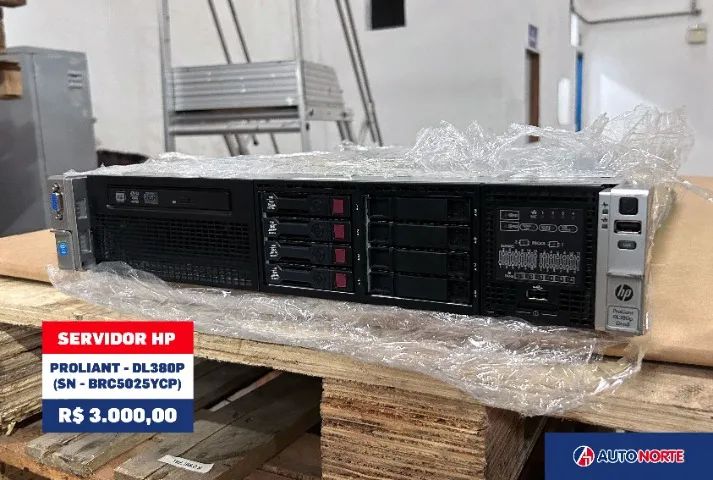 SERVIDOR HP PROLIANT - DL380P - (SN - BRC5025YCP)