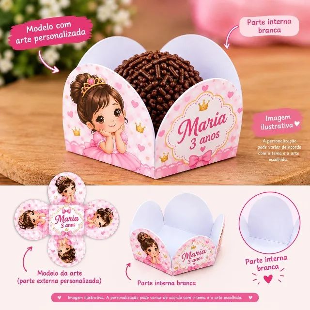 Forminhas de Docinhos Personalizados 