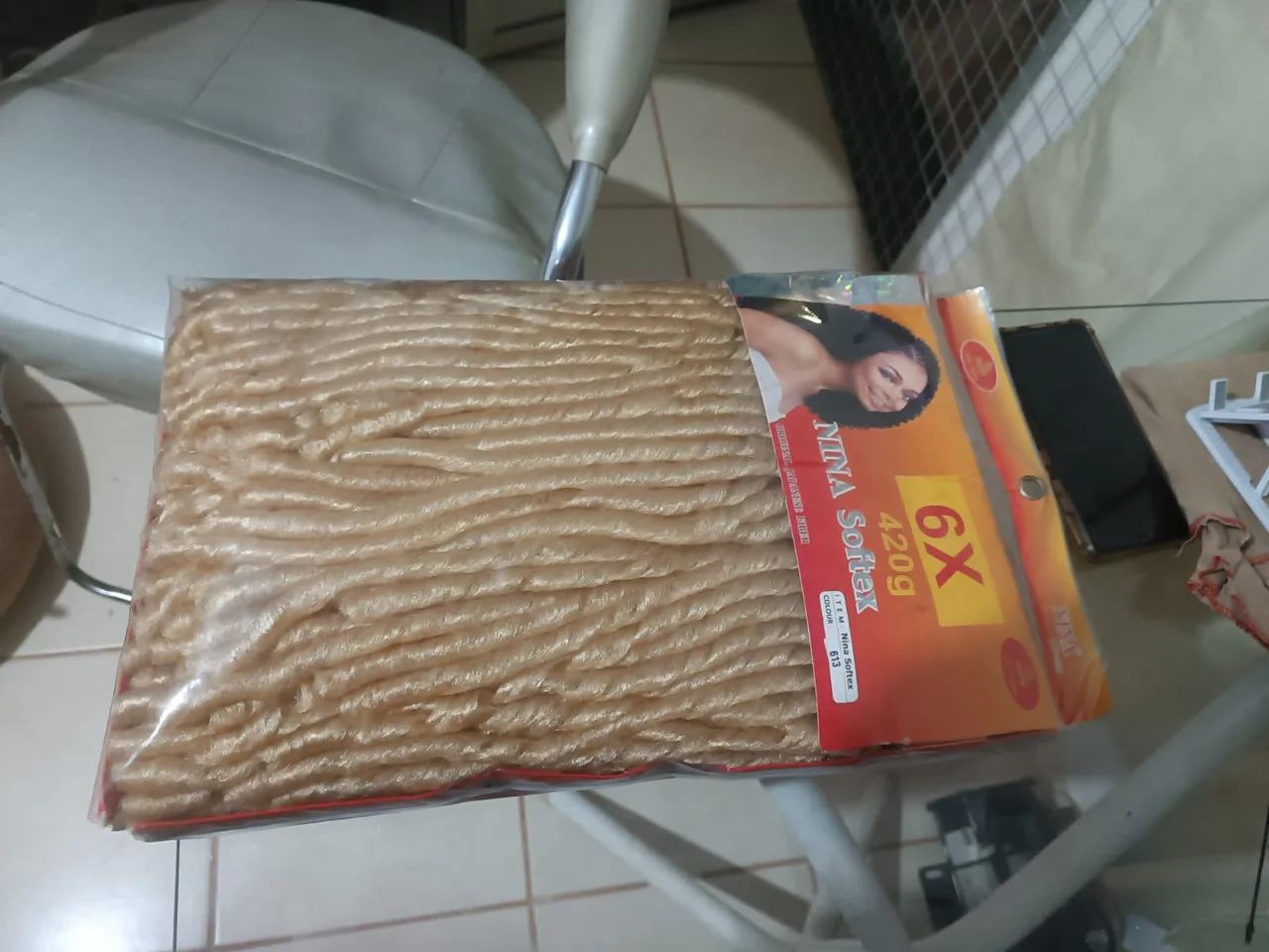 Cabelo Nina Softex 613 Original - 6x1 (420g) Novo