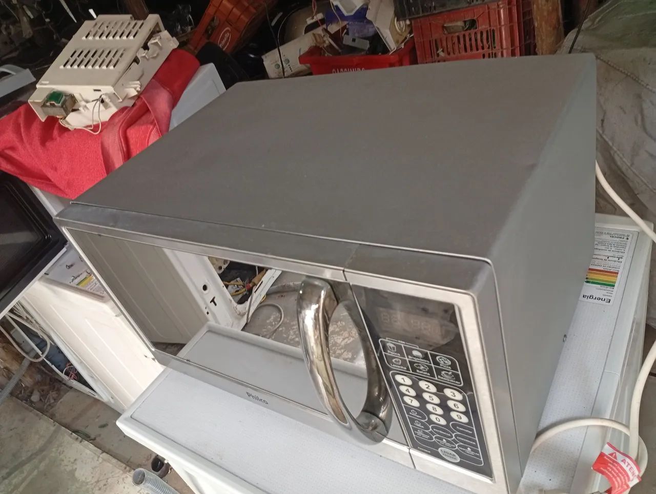 Microondas Philco 30 litros espelhado funcionando perfeitamente 