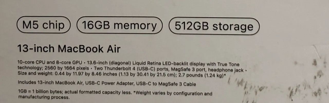 MACBOOK AIR M5 - Foto 2