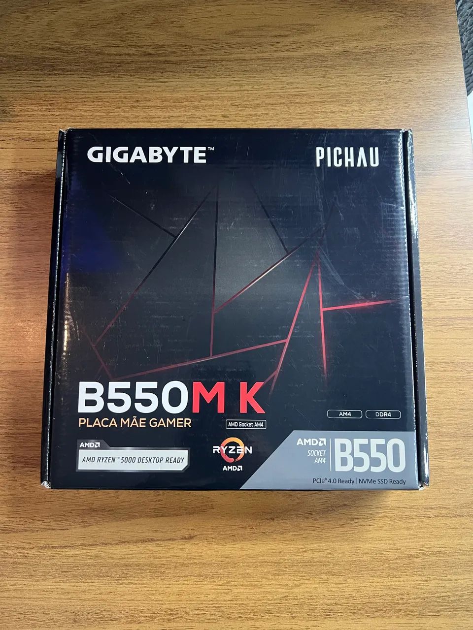 PLACA MÃE GIGABYTE B550M K + GABINETE APUS MID TOWER - Foto 3
