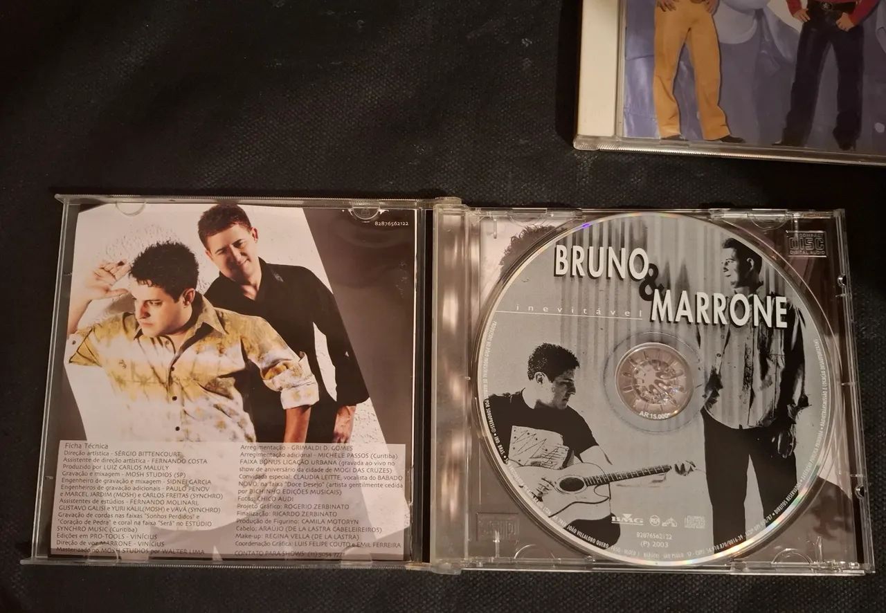 2 CDs Bruno e Marrone Originais funcionando  - Foto 3