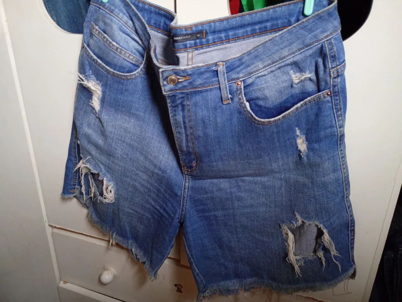 Bermuda jeans tam 48