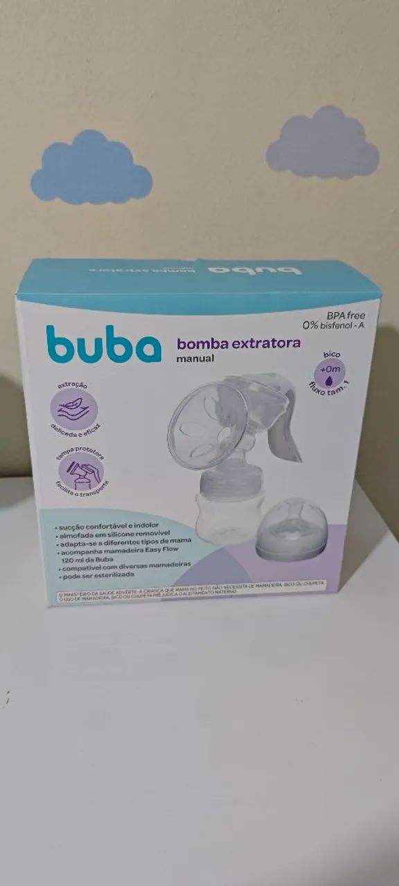 Bomba de tirar leite manual 