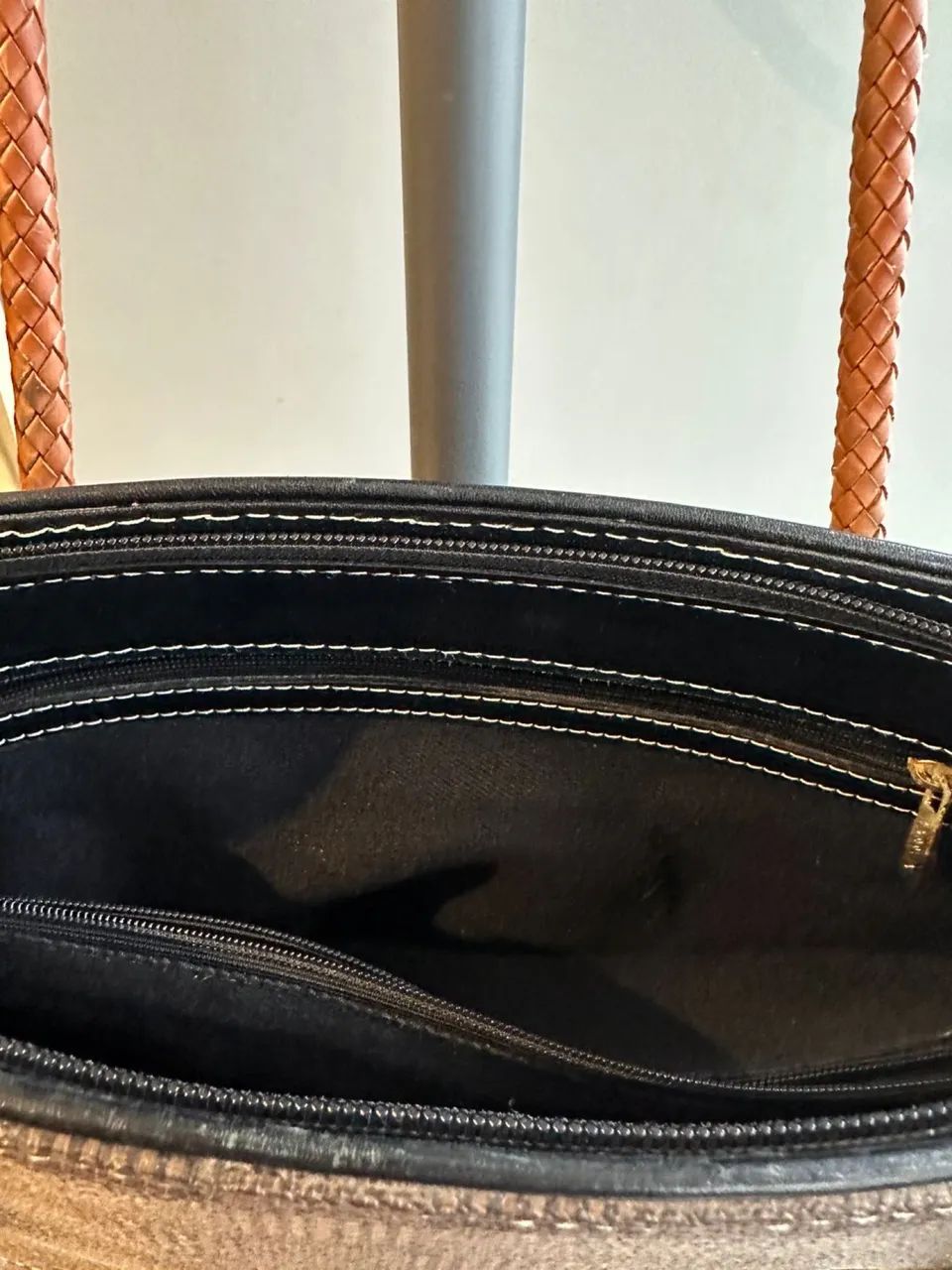 bolsa de couro corello, marrom, novíssima - Foto 6