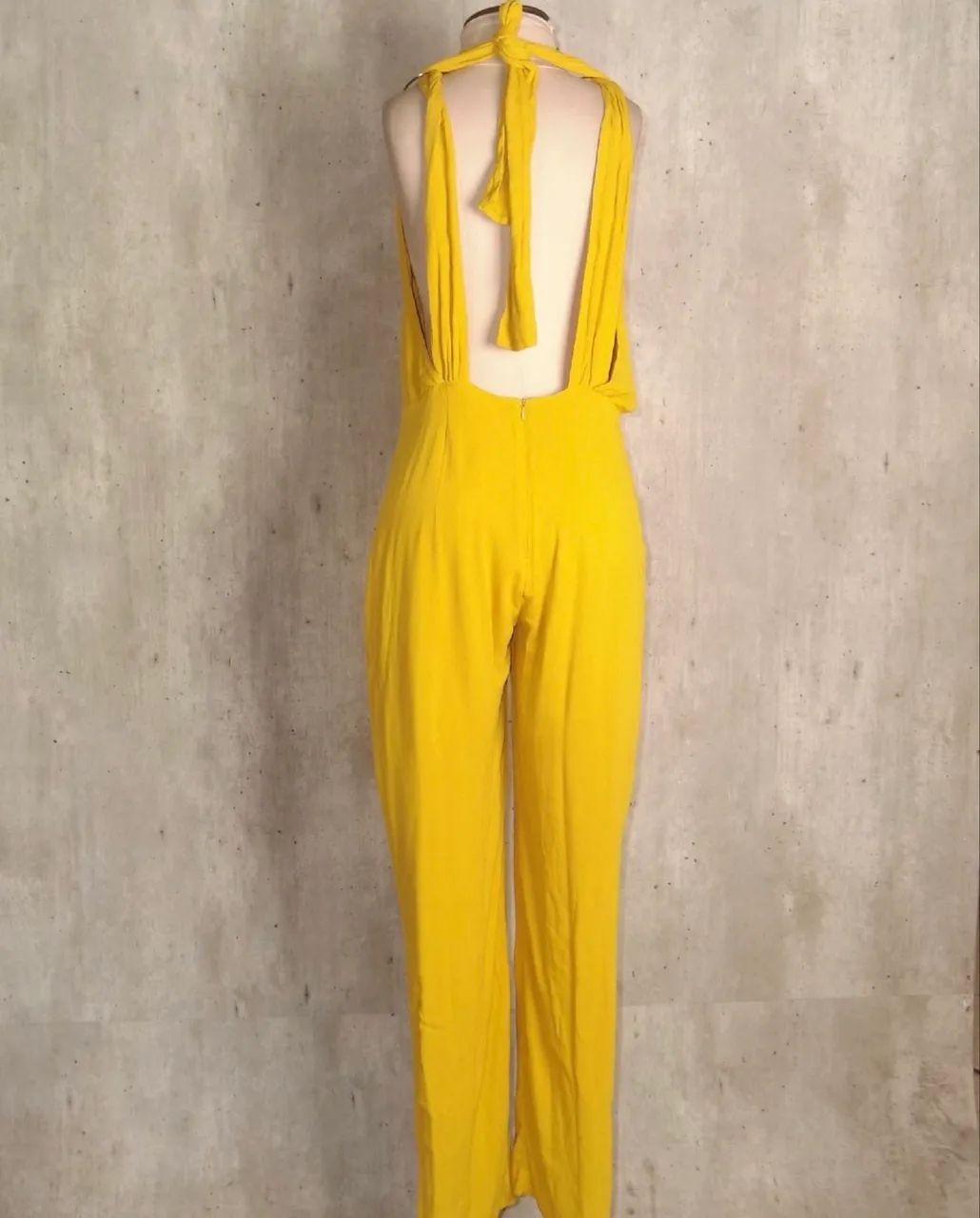 Macacão linho amarelo  - Foto 2