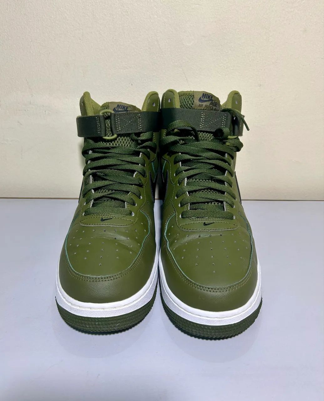 Tênis Nike Air Force 1 High Olive Hoops Pack - Foto 4