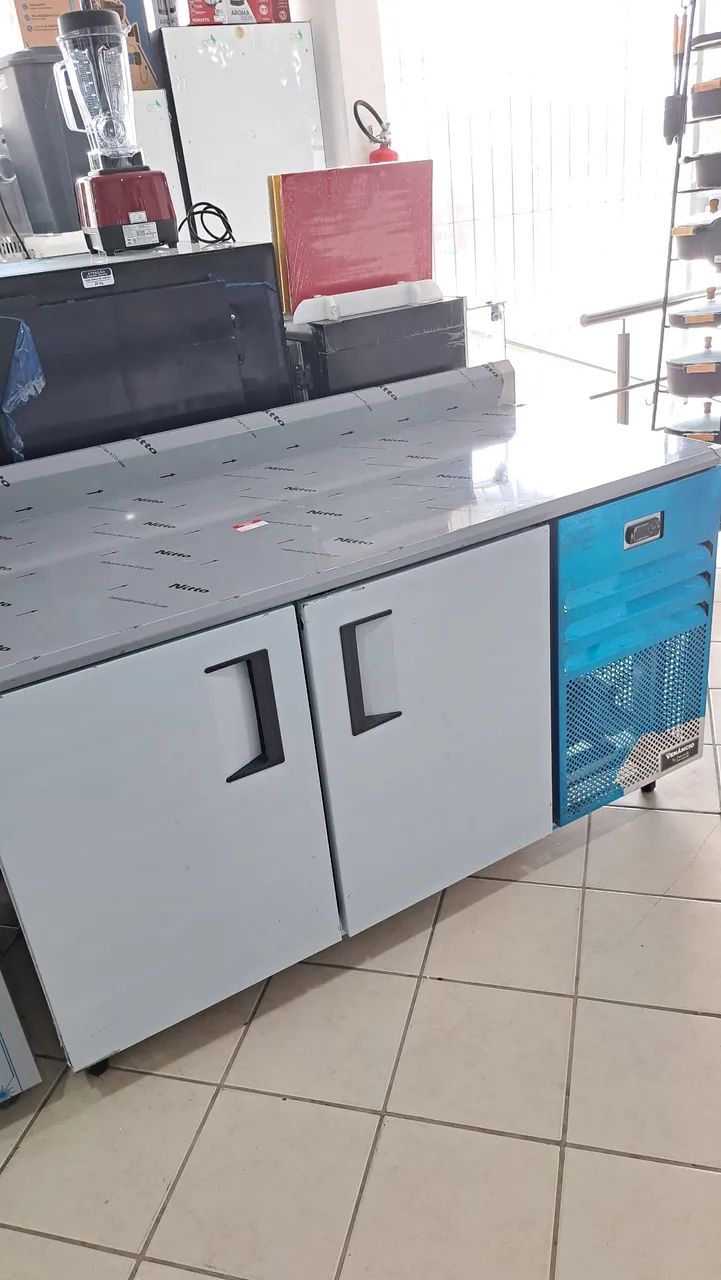 Ac balcão refrigerado 1.50mt Venâncio total inox 