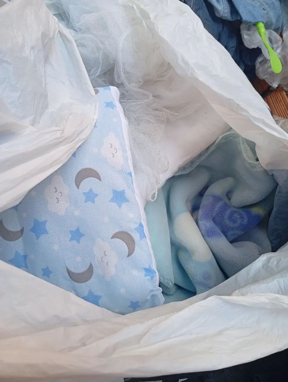 Mosquiteiro protetor de berço manta 