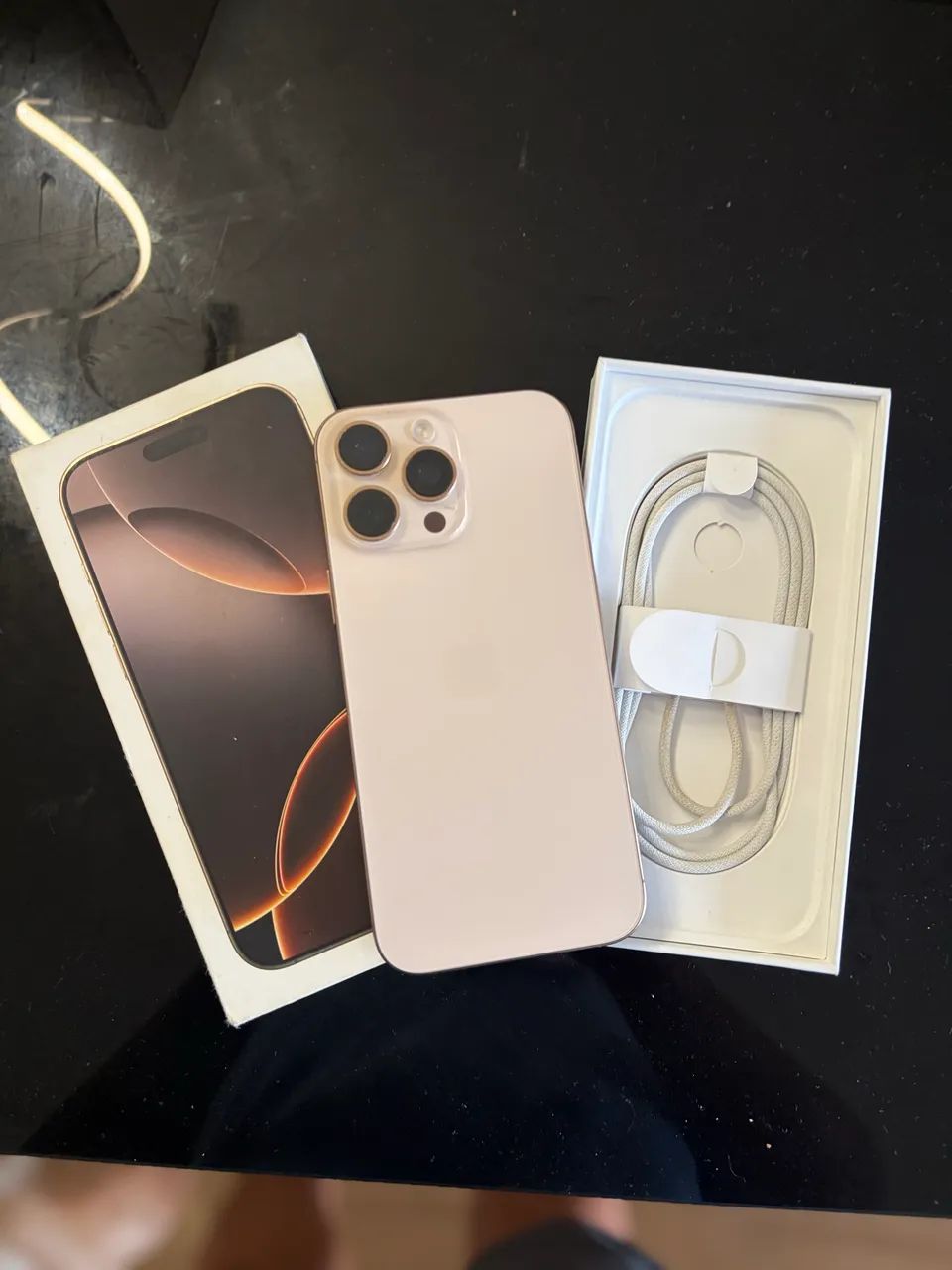 iPhone 16 pro Max 256GB completo com caixa e cabo