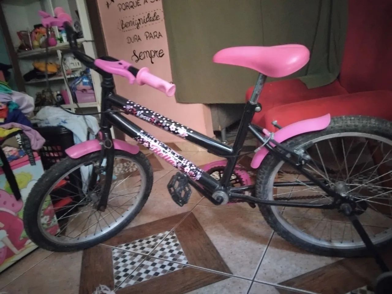 Bicicleta  infantil de menina - Foto 5