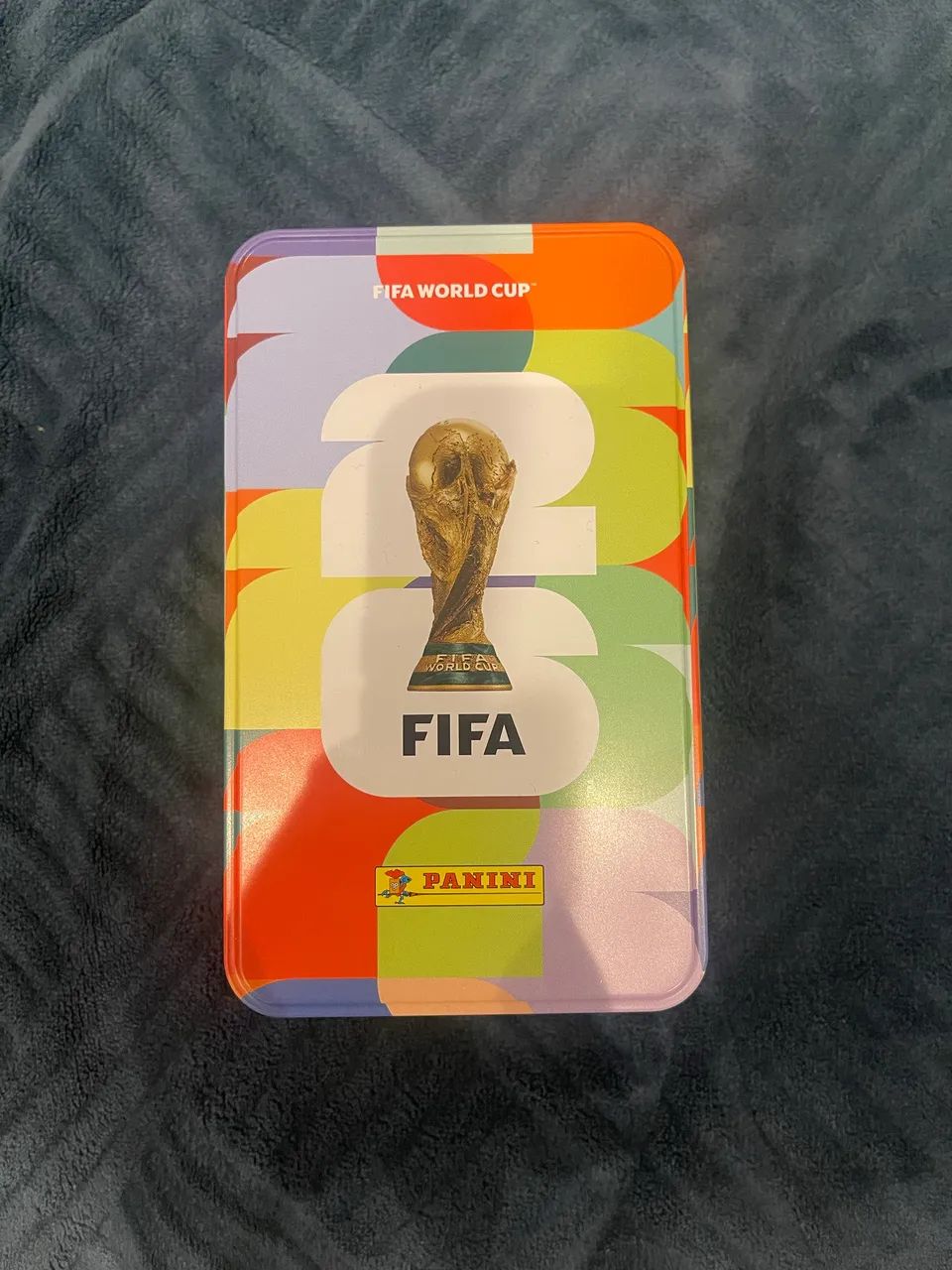 Caixa para guardar figurinhas copa 2026 - oficial panini