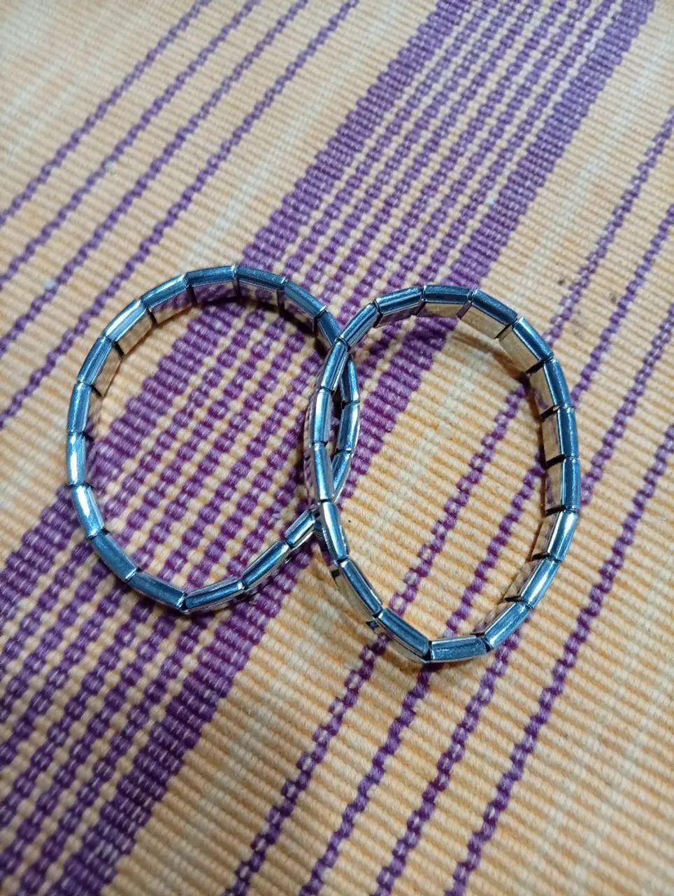 Par pulseiras modulaveis aço inox  - Foto 3