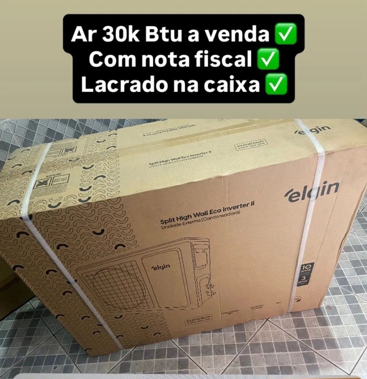 Ar condicionado 30k btus 