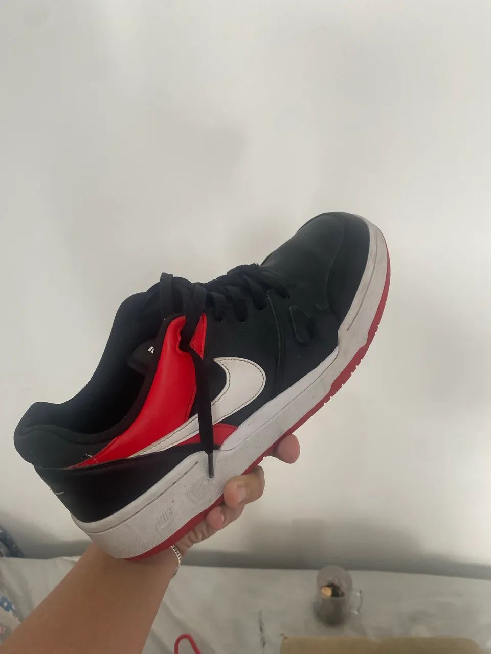 Nike full force Preto e vermelho tam 43 - Foto 4