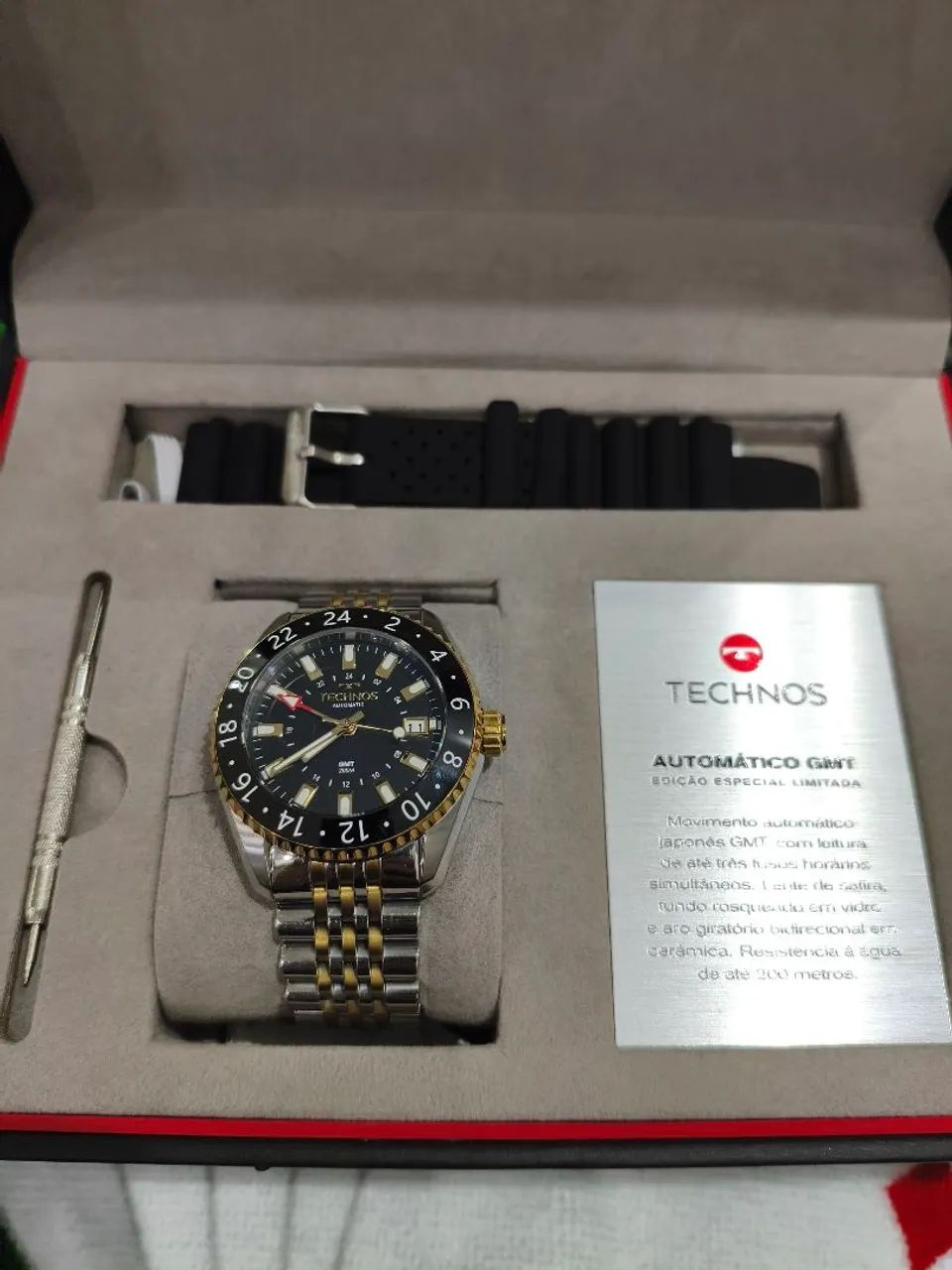 Relógio Technos GMT automático Edição Especial Limitada. - Foto 3