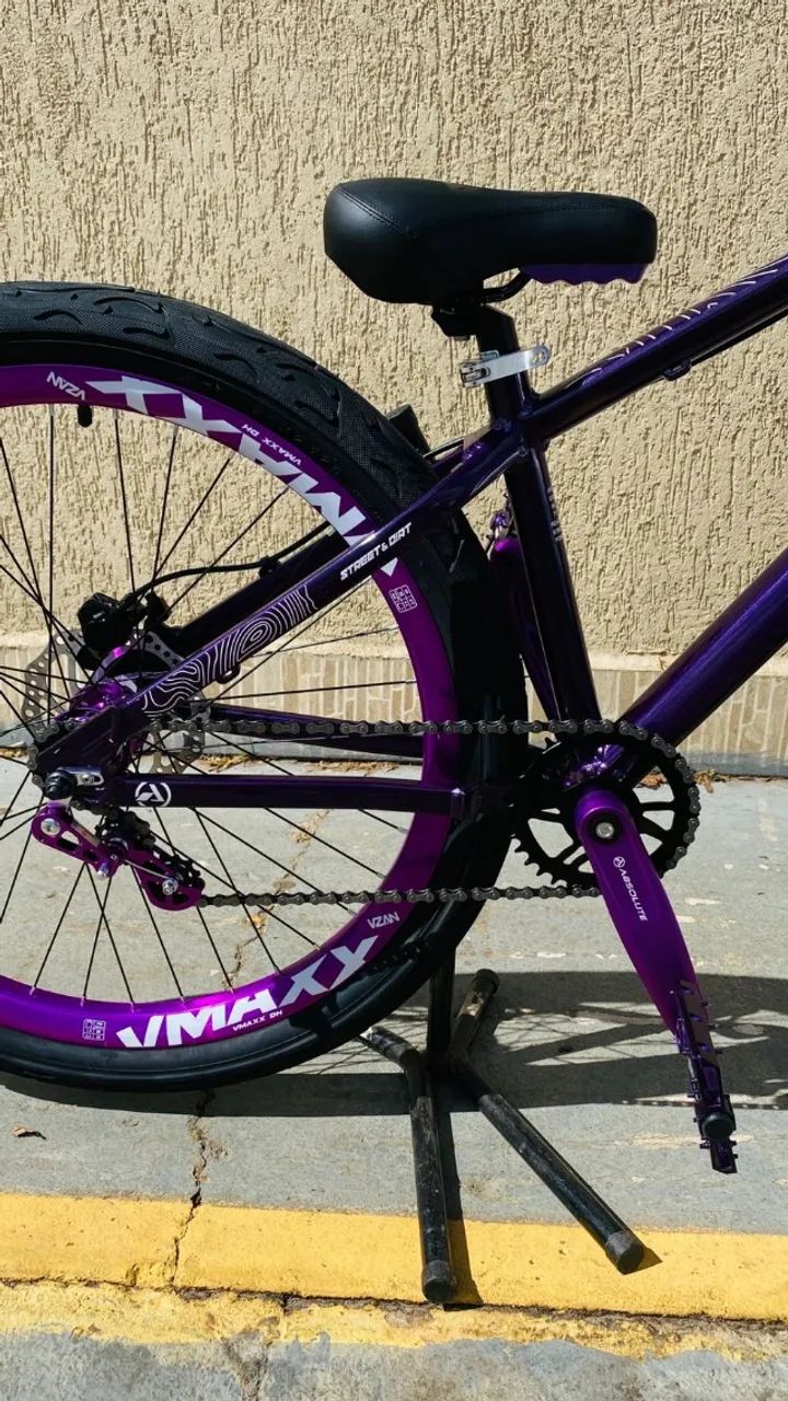 BIKE ARO 26 ABSOLUTE BRUTUS ROXA C/AROS V MAXX - Foto 4